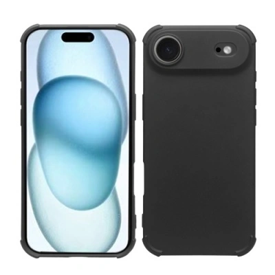 iphone 17 air mat zwarte anti shock case hoesje 2