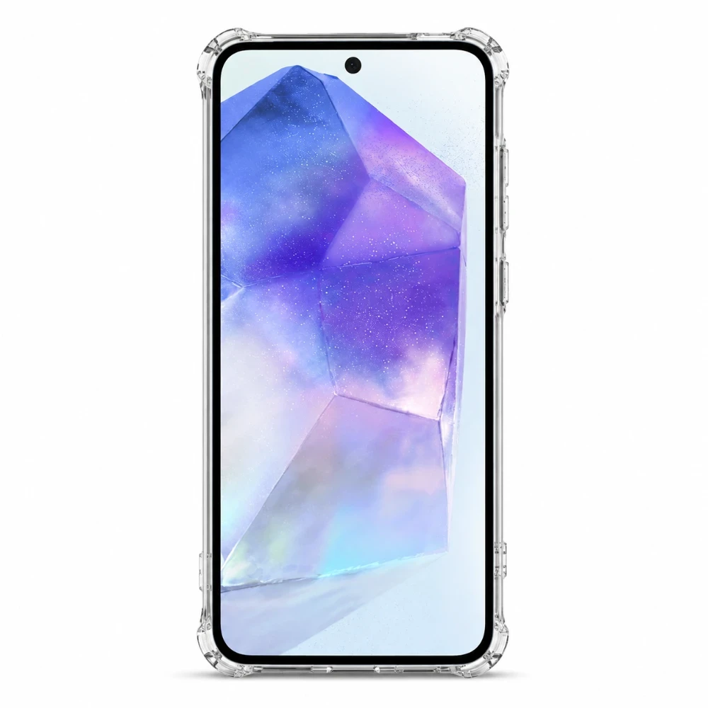 Anti-Shock Hoesje voor Samsung Galaxy A55 Transparant