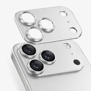 Camera Lens Protector voor iPhone 17 Pro Max – Gehard Glas Camerabescherming Zilver 1