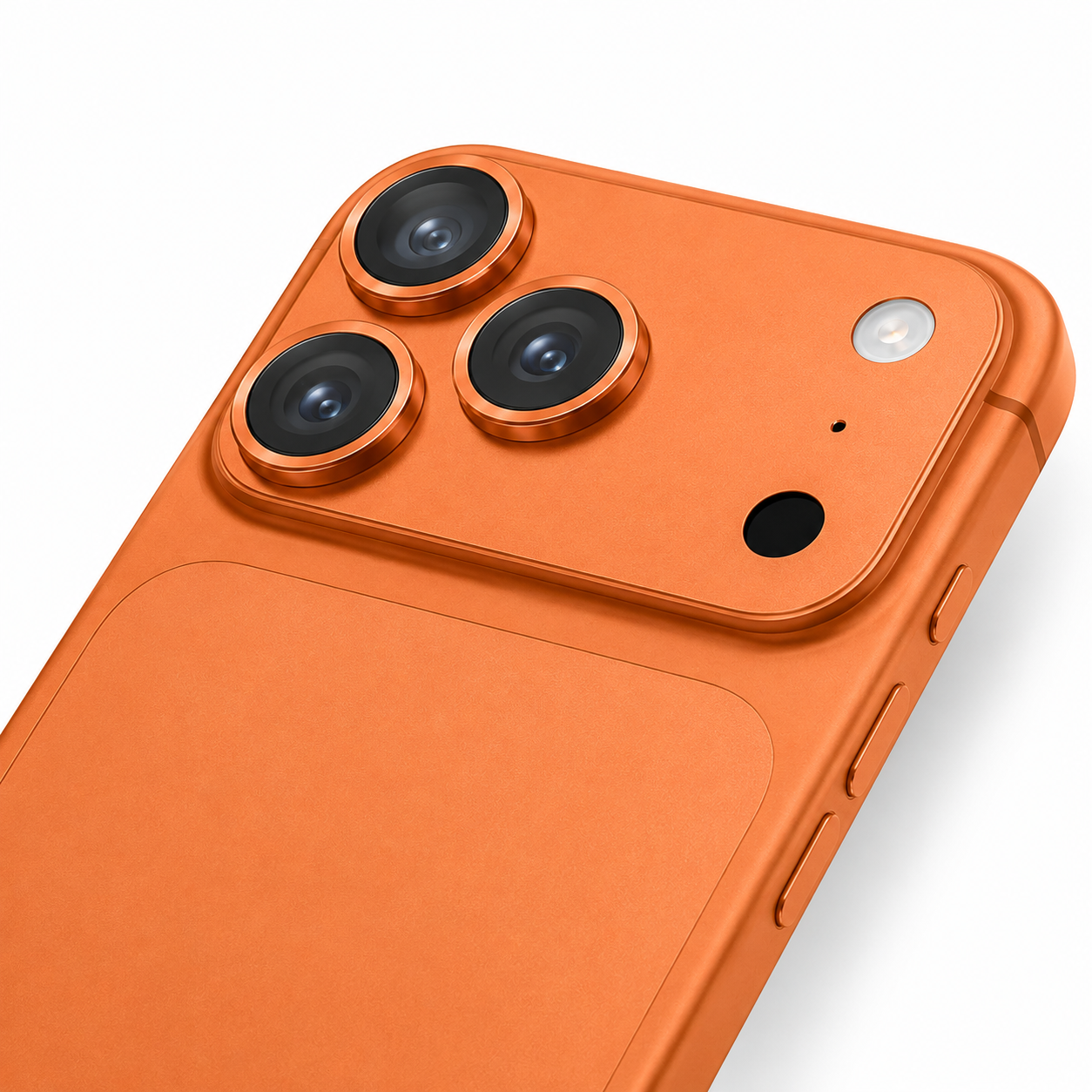 Camera Lens Protector voor iPhone 17 Pro – Gehard Glas Camerabescherming Oranje 1