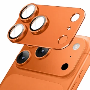 Camera Lens Protector voor iPhone 17 Pro – Gehard Glas Camerabescherming Oranje 1