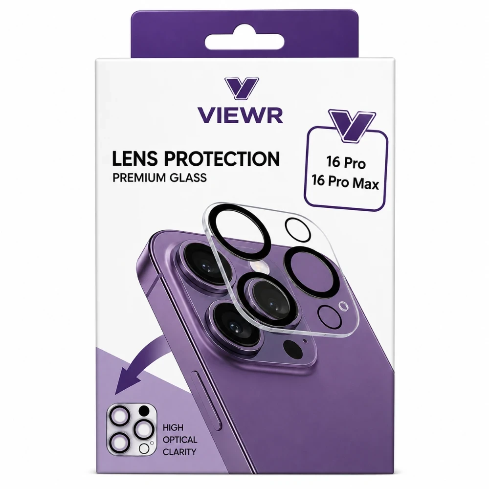 FoneTex Cameraglas voor iPhone 16 Pro 16 Pro Max – Camera Lens Protector 4