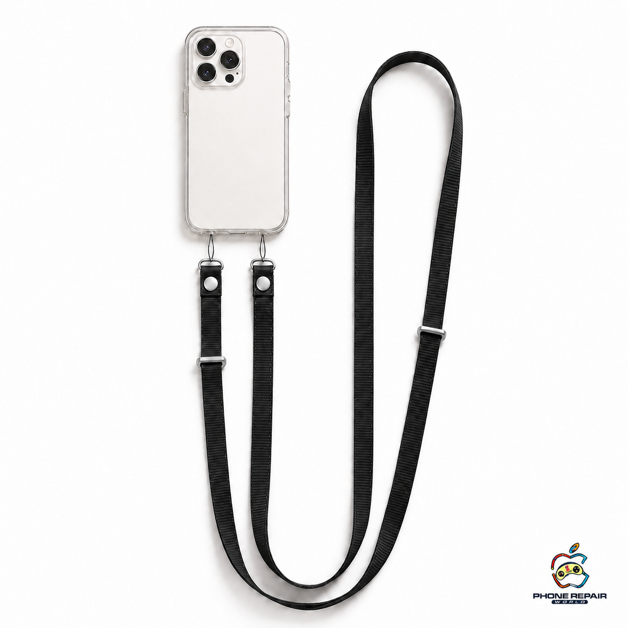 Oranje Telefoonkoord Crossbody Verstelbare Strap 1