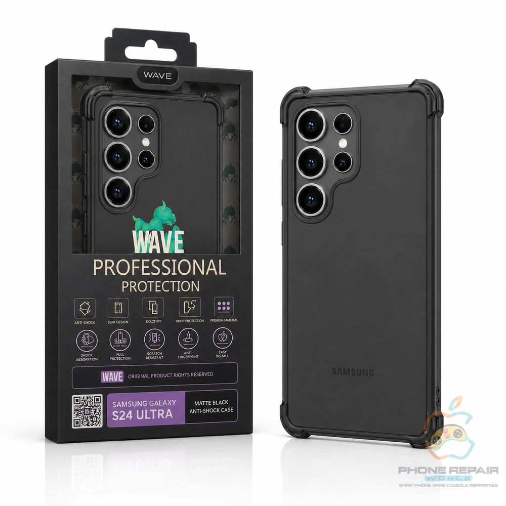 Samsung Galaxy S26 Ultra mat zwarte anti shock case hoesje 1