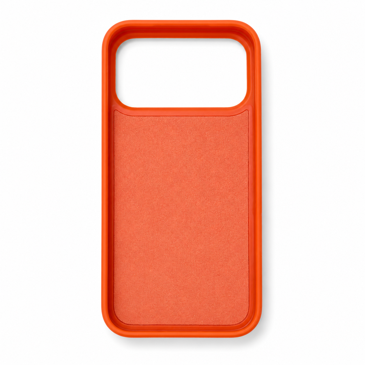 Wave iPhone 17 Pro Hoesje Premium Kunstleer MagSafe & Kickstand oranje 1