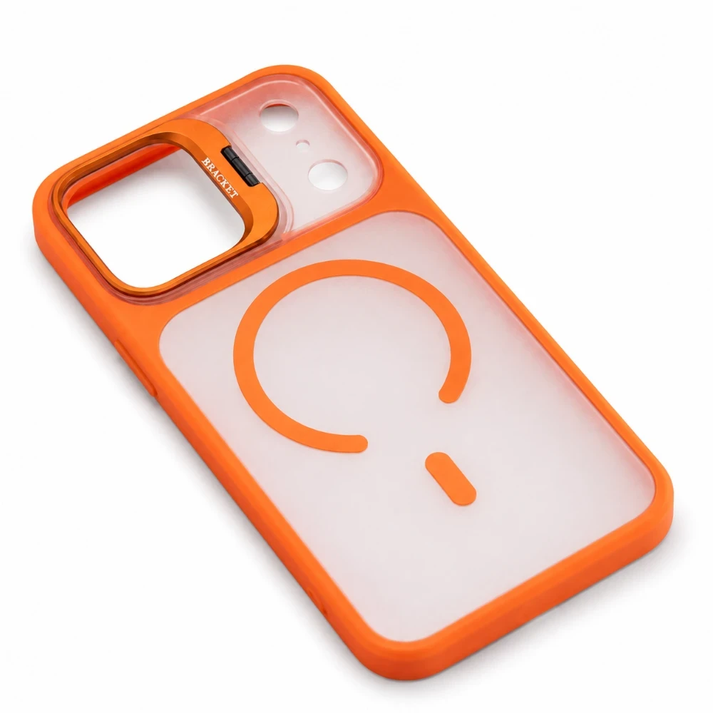 iPhone 17 Pro Hoesje met Bracket Standaard en Camerabescherming