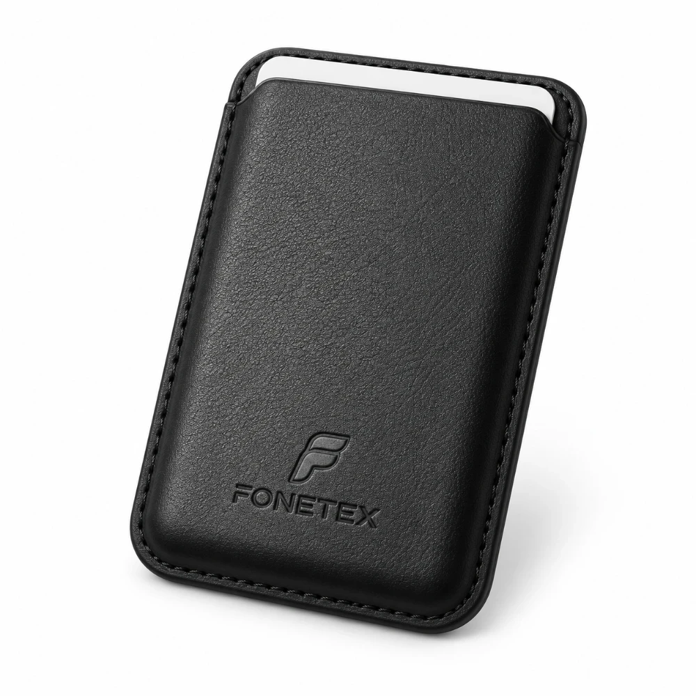 FONETEX Magnetische Pasjeshouder voor Smartphone 3 Pasjes - Zwart