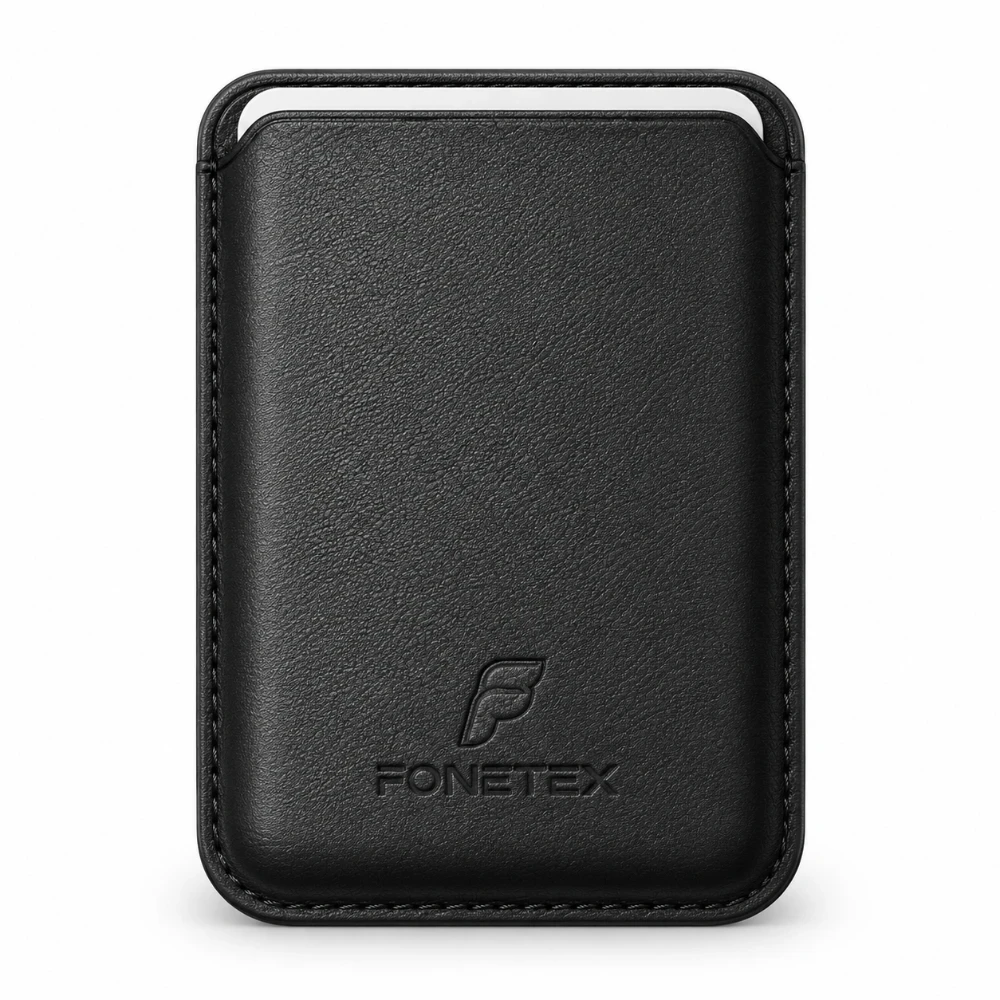 FONETEX Magnetische Pasjeshouder voor Smartphone 3 Pasjes - Zwart