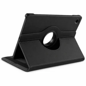 Samsung Galaxy Tab A11+ Hoes 360° Draaibare Book Case - Zwart