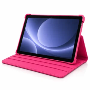 Samsung Galaxy Tab A9+ Hoes 360° Draaibare Book Case - Roze