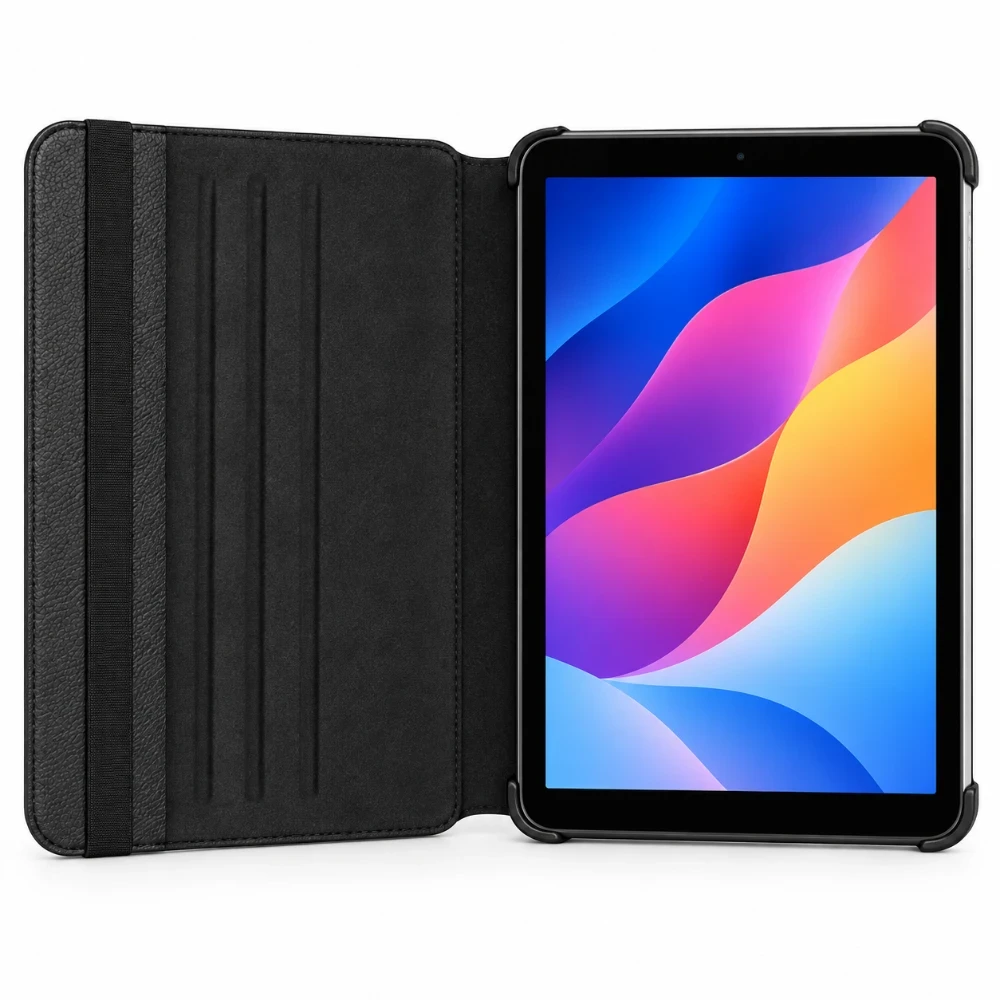 iPad 10.9 inch 2022 10e Gen Hoes 360° Draaibare Book Case – Zwart