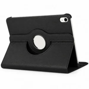 iPad 10.9 inch 2022 10e Gen Hoes 360° Draaibare Book Case – Zwart