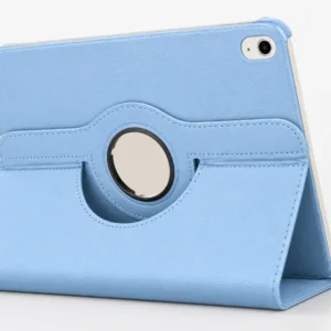iPad 11 inch 2025 11e Gen Hoes 360° Draaibare Book Case – Lichtblauw