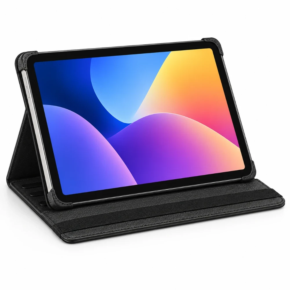 iPad 11 inch 2025 11e Gen Hoes 360° Draaibare Book Case – Zwart 1