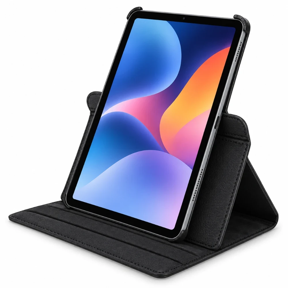 iPad Air 11 inch 2024 6e Gen Hoes 360° Draaibare Book Case – Zwart 1