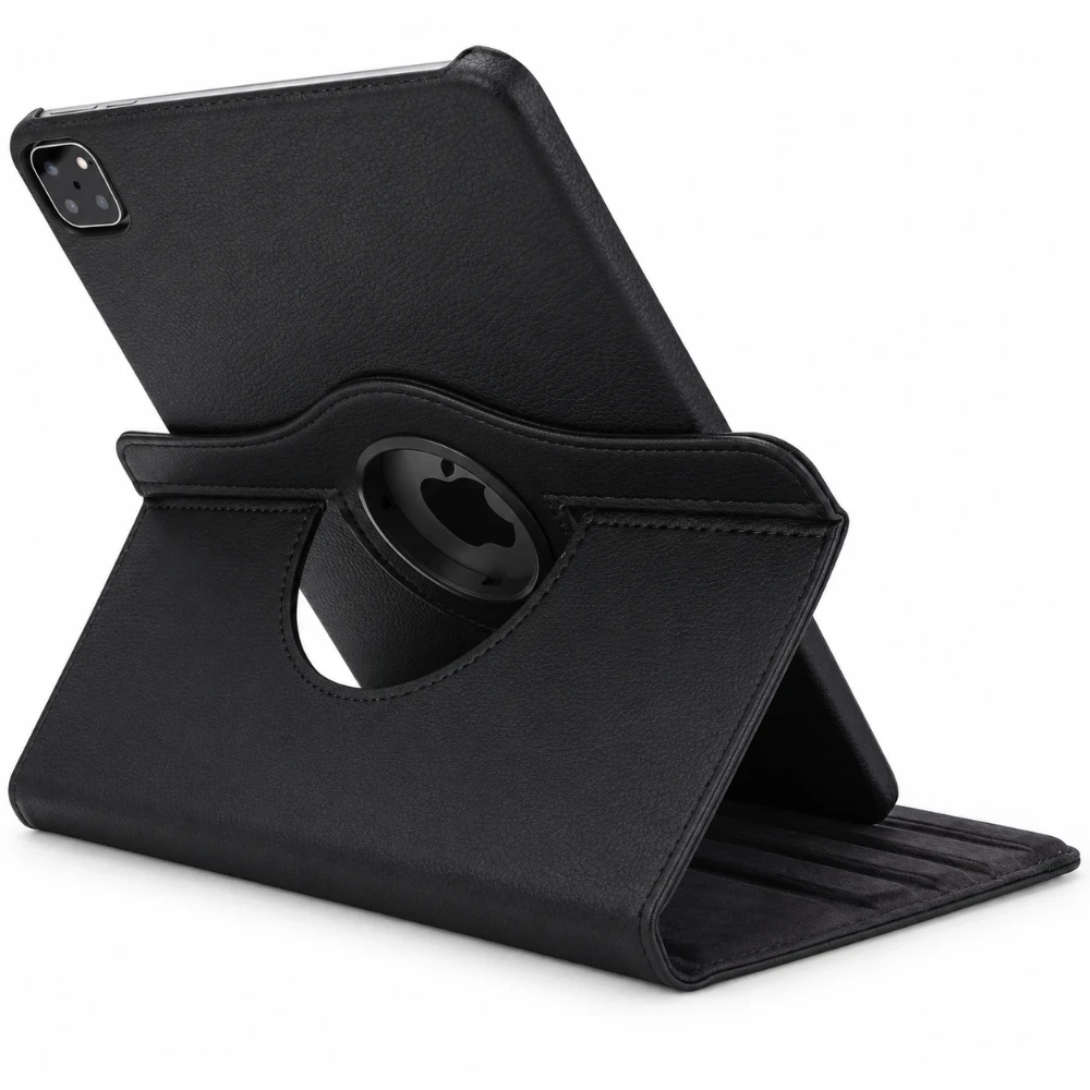 iPad Pro 13 inch 2024 Hoes 360° Draaibaar - Zwart