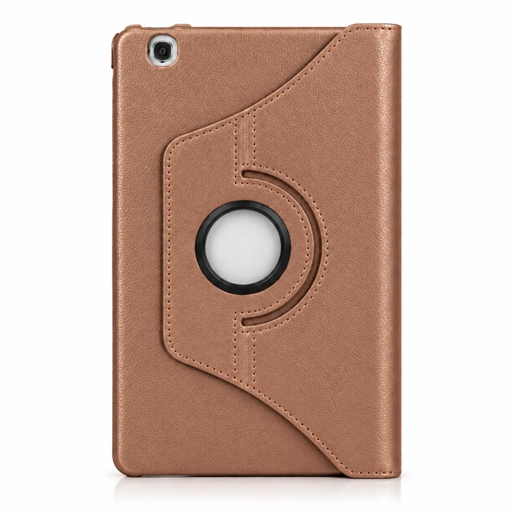 iPad mini 4 Hoes 360° Draaibare Book Case - Rosegoud