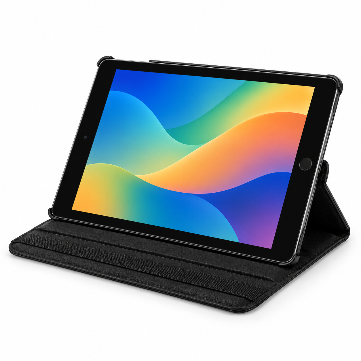iPad mini 6 Hoes 360° Draaibare Book Case - Zwart 2