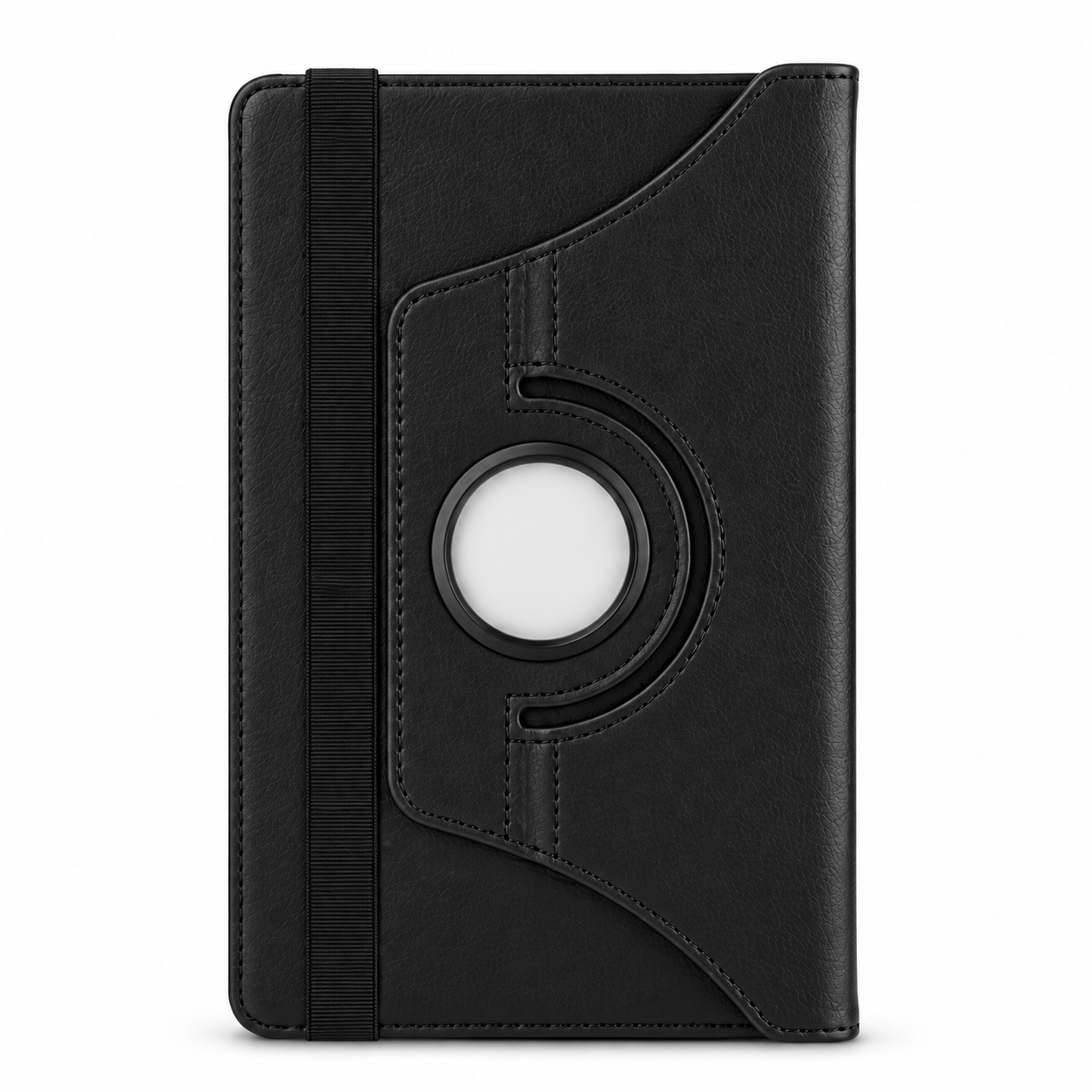 iPad mini 7 Hoes 360° Draaibare Book Case - Zwart
