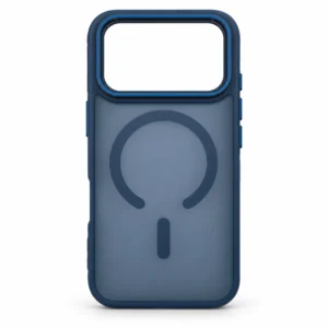 iPhone 17 Pro MagSafe Hoesje – Semi Transparant met Camera Bescherming - Blauw
